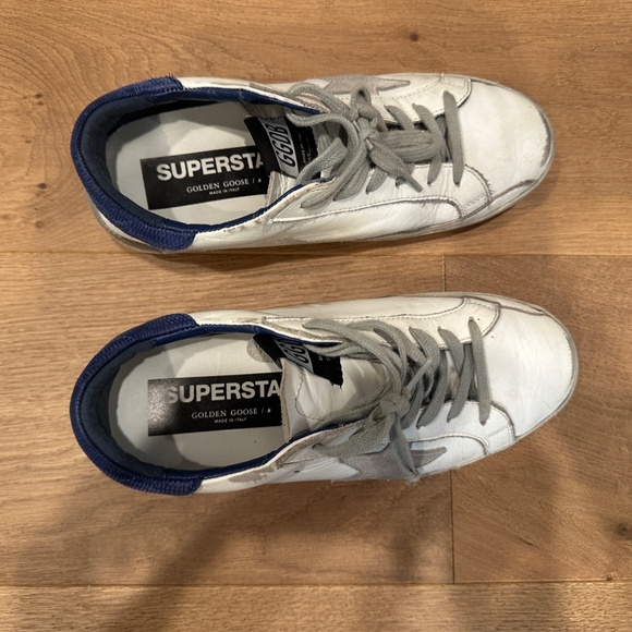 GGDB Superstar Sneakers White/Navy - Picture 2 of 3
